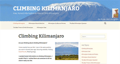 Desktop Screenshot of climbingkilimanjaro.info
