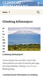 Mobile Screenshot of climbingkilimanjaro.info