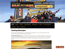 Tablet Screenshot of climbingkilimanjaro.com.au