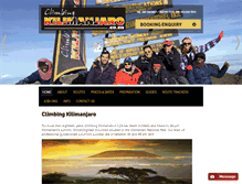 Tablet Screenshot of climbingkilimanjaro.co.za