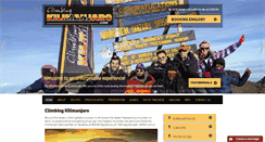 Desktop Screenshot of climbingkilimanjaro.com